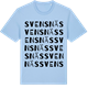 Blue Soul t-shirt med Svensnäs ordlek t-shirt