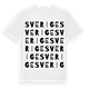 Sverige ordlek t-shirt