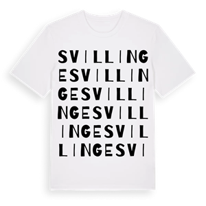 Svillinge ordlek t-shirt – ekologisk bomull t-shirt från Pinshirt