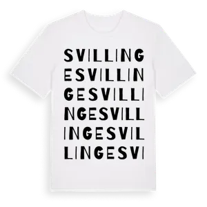 Svillinge ordlek t-shirt – ekologisk bomull t-shirt från Pinshirt