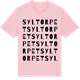 Pink Cotton t-shirt med Syltorpet ordlek t-shirt