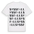 Syssfall ordlek t-shirt