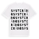 Systeräng ordlek t-shirt