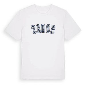 Tabor college t-shirt – ekologisk bomull t-shirt från Pinshirt