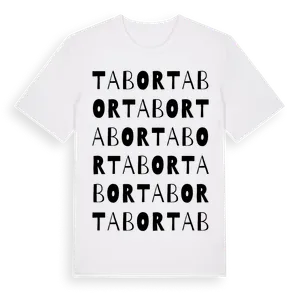 Tabor ordlek t-shirt – ekologisk bomull t-shirt från Pinshirt