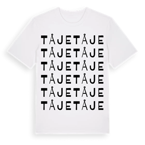 Tåje ordlek t-shirt – ekologisk bomull t-shirt från Pinshirt