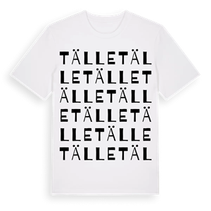 Tälle ordlek t-shirt – ekologisk bomull t-shirt från Pinshirt