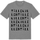 Mid Heather Gray t-shirt med Tällekullen ordlek t-shirt