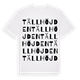 Tällhöjden ordlek t-shirt