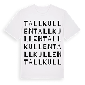 Tallkullen ordlek t-shirt – ekologisk bomull t-shirt från Pinshirt