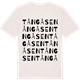 Vintage White t-shirt med Tångåsen ordlek t-shirt