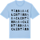 Blue Soul t-shirt med Tärnabacken ordlek t-shirt