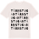 Vintage White t-shirt med Tärnstugan ordlek t-shirt
