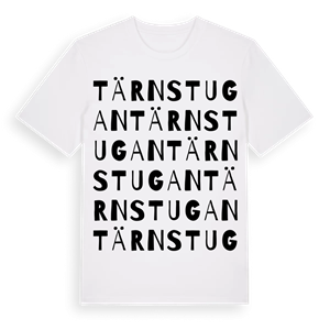 Tärnstugan ordlek t-shirt – ekologisk bomull t-shirt från Pinshirt