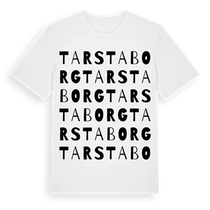 Tarstaborg ordlek t-shirt – ekologisk bomull t-shirt från Pinshirt