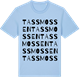 Blue Soul t-shirt med Tassmossen ordlek t-shirt