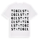 Tegelsta ordlek t-shirt