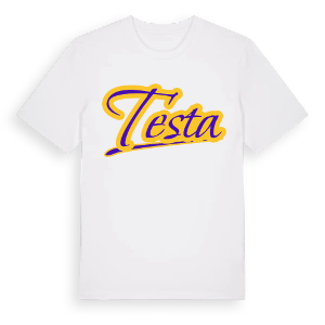 Testa baseball t-shirt – ekologisk bomull t-shirt från Pinshirt