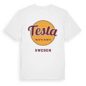 Testa cirkel t-shirt – ekologisk bomull t-shirt från Pinshirt