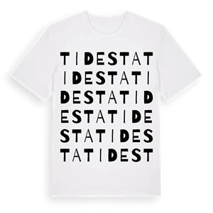Tidesta ordlek t-shirt – ekologisk bomull t-shirt från Pinshirt