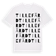 Tillefärd ordlek t-shirt