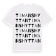 White t-shirt med Timanshyttan ordlek t-shirt