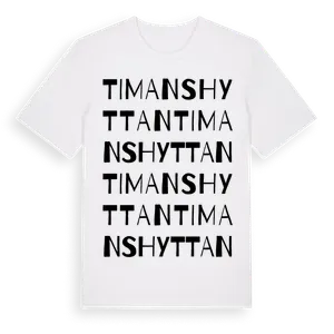 Timanshyttan ordlek t-shirt – ekologisk bomull t-shirt från Pinshirt