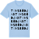 Blue Soul t-shirt med Timsrödjan ordlek t-shirt