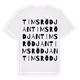 Timsrödjan ordlek t-shirt