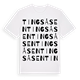 Tingsåsen ordlek t-shirt