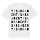 Tisarbaden ordlek t-shirt