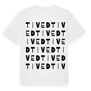 Tived ordlek t-shirt – ekologisk bomull t-shirt från Pinshirt