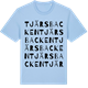 Blue Soul t-shirt med Tjärsbacken ordlek t-shirt