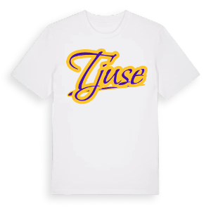 Tjuse baseball t-shirt – ekologisk bomull t-shirt från Pinshirt
