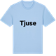 Blue Soul t-shirt med Tjuse fetstil t-shirt