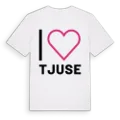 Jag älskar Tjuse t-shirt stort tryck