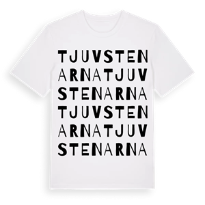 Tjuvstenarna ordlek t-shirt – ekologisk bomull t-shirt från Pinshirt