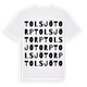 Tolsjötorp ordlek t-shirt
