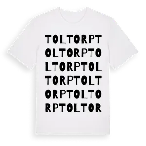 Toltorp ordlek t-shirt – ekologisk bomull t-shirt från Pinshirt