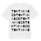 Tomtahagen ordlek t-shirt