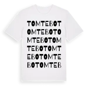 Tomtebo ordlek t-shirt – ekologisk bomull t-shirt från Pinshirt
