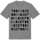 Mid Heather Gray t-shirt med Torhagen ordlek t-shirt