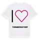 White t-shirt med Jag älskar Tornbergstorp t-shirt stort tryck