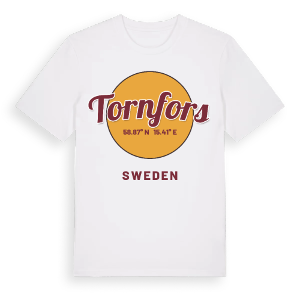 Tornfors cirkel t-shirt – ekologisk bomull t-shirt från Pinshirt