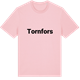 Pink Cotton t-shirt med Tornfors fetstil t-shirt