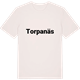 Vintage White t-shirt med Torpanäs fetstil t-shirt