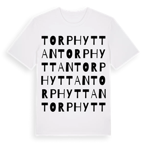 Torphyttan ordlek t-shirt – ekologisk bomull t-shirt från Pinshirt