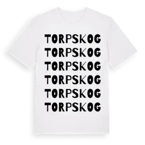 Torpskog ordlek t-shirt – ekologisk bomull t-shirt från Pinshirt