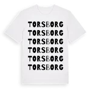 Torsborg ordlek t-shirt – ekologisk bomull t-shirt från Pinshirt