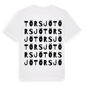 Törsjö ordlek t-shirt – ekologisk bomull t-shirt från Pinshirt